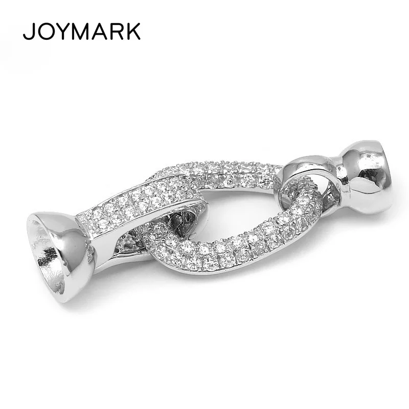 White Rhodium Plated 925 Sterling Silver Micro Pave Zircon Connector Link Charm Fine Jewelry Clasps With End Caps SC-CZ042
White Rhodium Plated 925 Sterling Silver Micro Pave Zircon Connector Link Charm Fine Jewelry Clasps With End Caps SC-CZ042