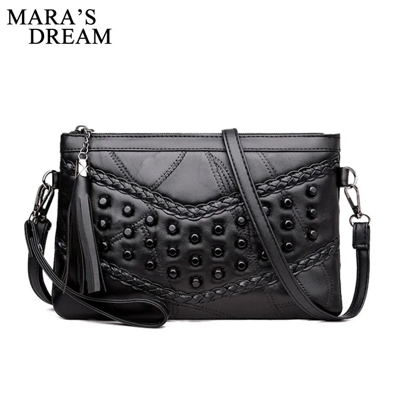 Mara's Dream 2019 Ladies Sheepskin Messenger Bag Fashion Rivet Envelope Bag Shoulder Diagonal Clutch Bag Casual Wild Leather Bag
Mara's Dream 2019 Ladies Sheepskin Messenger Bag Fashion Rivet Envelope Bag Shoulder Diagonal Clutch Bag Casual Wild Leather Bag