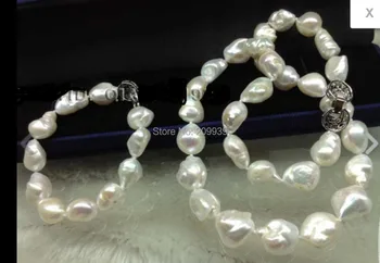 free shipping 003566 Baroque 12-14mm Freshwater Cultured pearl Necklace Bracelet Pearl Set
free shipping 003566 Baroque 12-14mm Freshwater Cultured pearl Necklace Bracelet Pearl Set