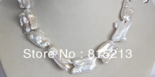 FREE SHIPPING>>>@@ > N239 stunning big baroque white freshwater cultured pearl necklace
FREE SHIPPING>>>@@ > N239 stunning big baroque white freshwater cultured pearl necklace
