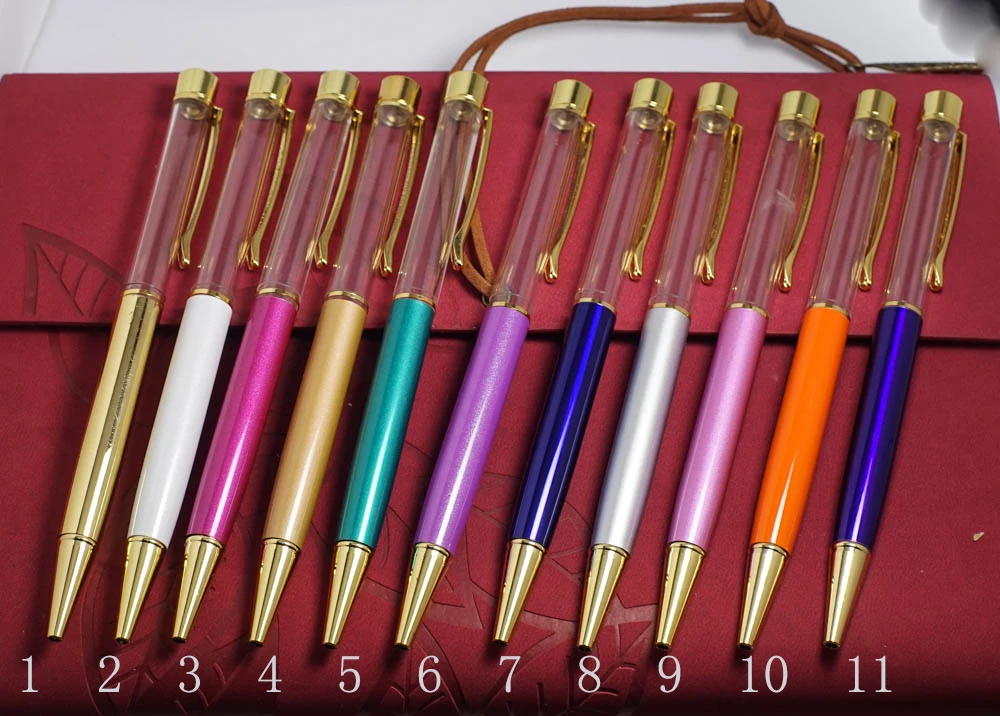 Empty customizable Tube pens Cute New design Metal Crystal Pen Ballpoint Pens With no gold Foil pen
Empty customizable Tube pens Cute New design Metal Crystal Pen Ballpoint Pens With no gold Foil pen