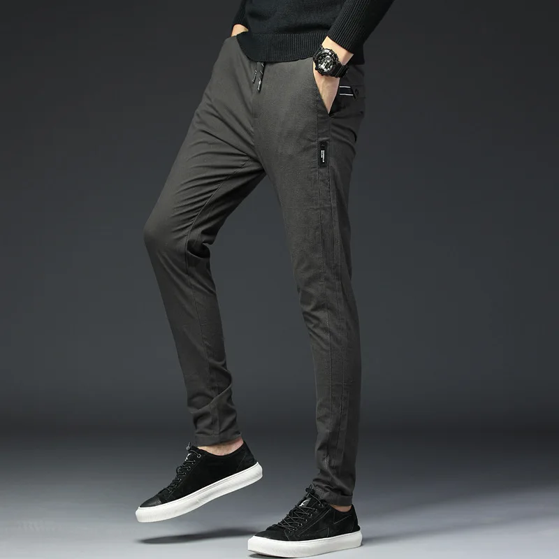 2018 Spring Summer Men Casual Pants Brand Clothing Trousers Male Sweatpants Elastic Quality Slim Fit Chinos Pantalon Homme
2018 Spring Summer Men Casual Pants Brand Clothing Trousers Male Sweatpants Elastic Quality Slim Fit Chinos Pantalon Homme