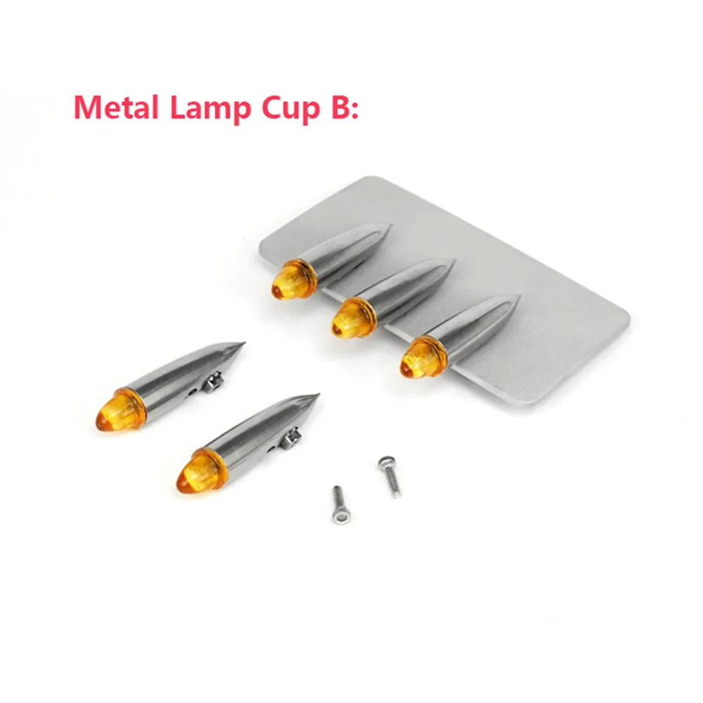 3MM Metal Lamp Cup A/B for 1/14 TAMIYA RC King Tractor Truck Car Model DIY Upgrade Parts
3MM Metal Lamp Cup A/B for 1/14 TAMIYA RC King Tractor Truck Car Model DIY Upgrade Parts