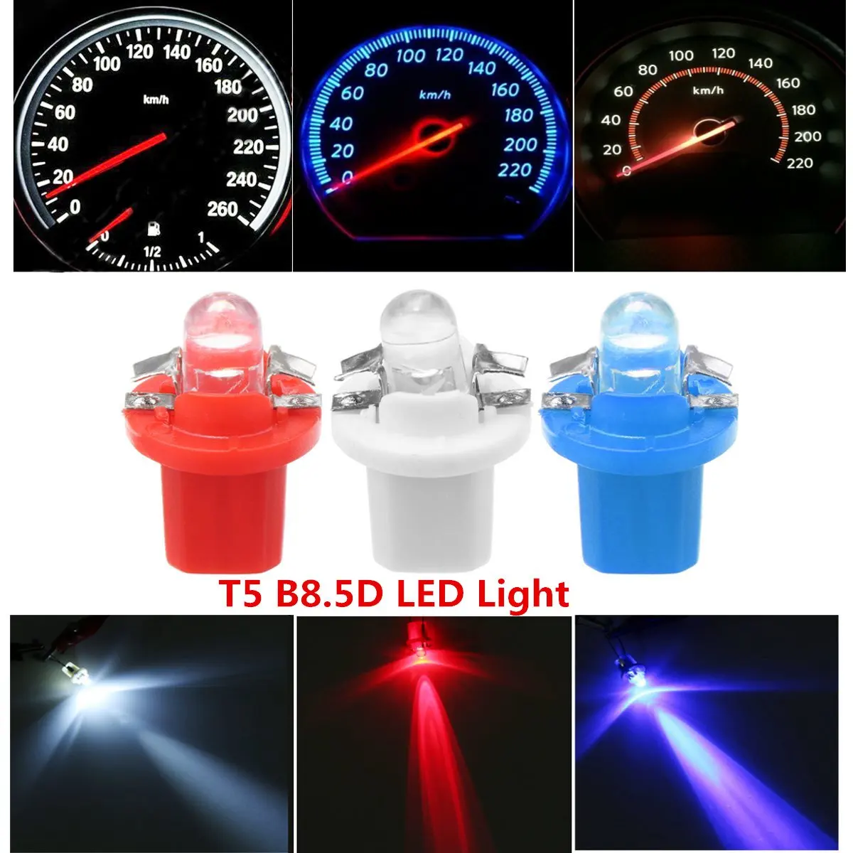 1Pcs/10Pcs 12V Car Transparent Bulb T5 B8.5D Panel 1LED Round Instrument Lights Reading Lights Lamp License plate Light Bulbs
1Pcs/10Pcs 12V Car Transparent Bulb T5 B8.5D Panel 1LED Round Instrument Lights Reading Lights Lamp License plate Light Bulbs