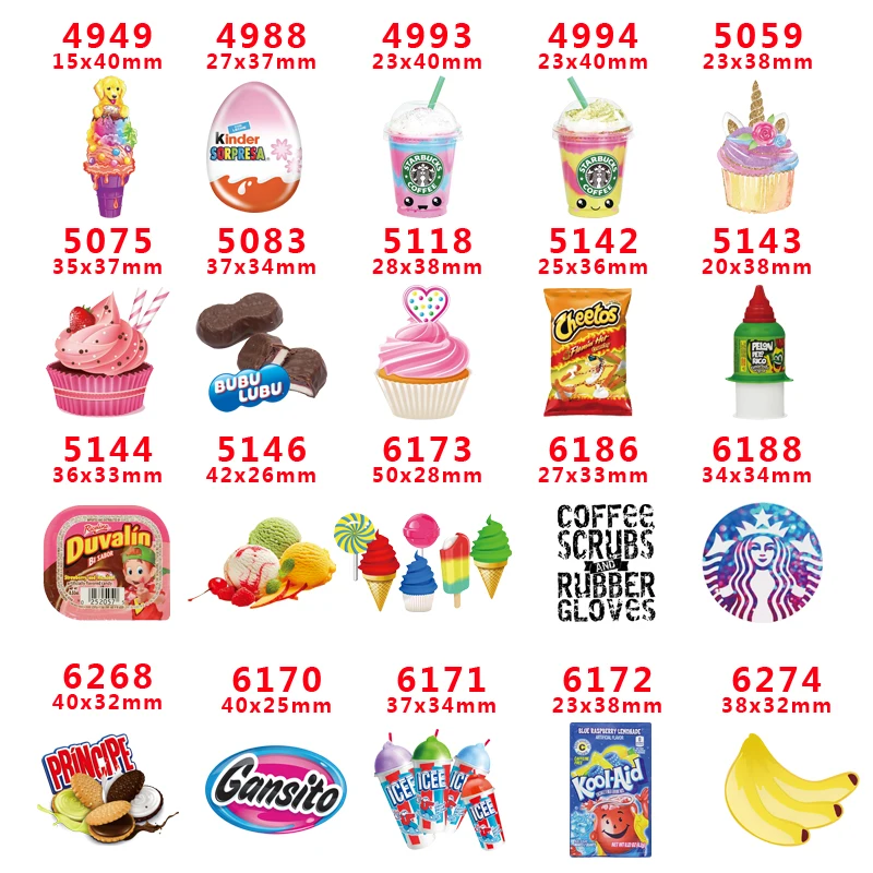 2018 new arrival 30pcs/lot free shipping Resin flatback for Hair Bows Snack Planar Resin Crafts for DIY Phone Decorations PR4949
2018 new arrival 30pcs/lot free shipping Resin flatback for Hair Bows Snack Planar Resin Crafts for DIY Phone Decorations PR4949