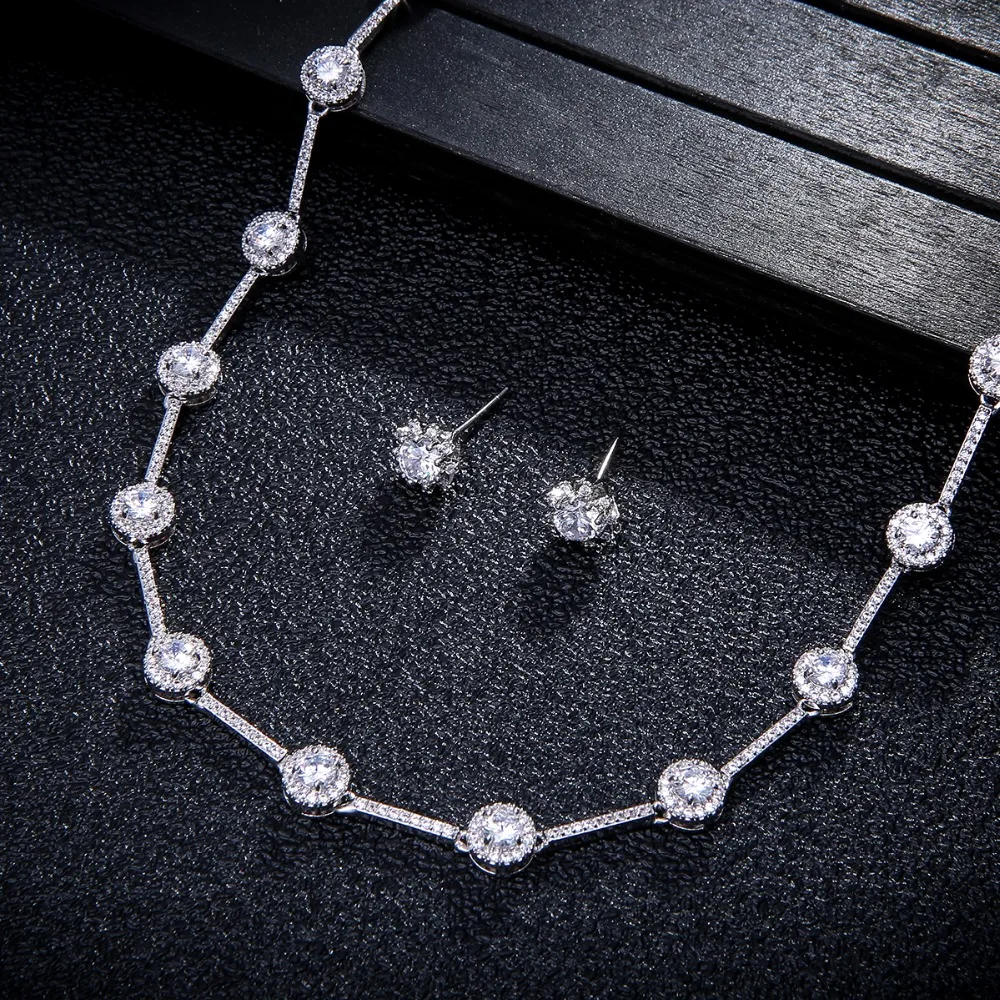 Clear Zirconia Small Round AAA Cubic Zircon Wedding Jewelry Set ,Earrings Necklace,Promotion,Nickel Free N0312
Clear Zirconia Small Round AAA Cubic Zircon Wedding Jewelry Set ,Earrings Necklace,Promotion,Nickel Free N0312