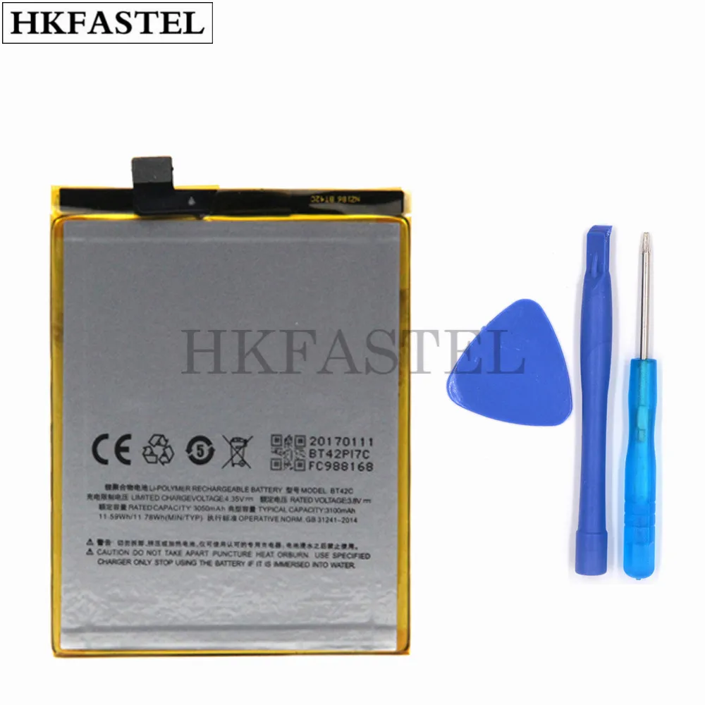 Hkfatel BT42C батарея для Meizu M2 Note новая Оригинальная запасная мобильного телефона