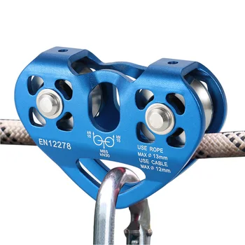 Lixada 30kN Cable Trolley Pulley with Ball Bearing Outdoor Rock Ice Climbing Accessories Caving Rescue Aluminum Alloy Pulley
Lixada 30kN Cable Trolley Pulley with Ball Bearing Outdoor Rock Ice Climbing Accessories Caving Rescue Aluminum Alloy Pulley