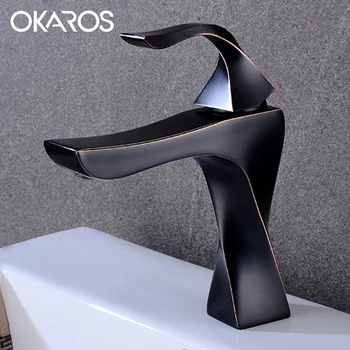 OKAROS Silver Basin Faucet Water Tap Spiral Shape Bathroom Faucet Solid Brass Gold Painted Water Sink Mixer Crane M061-OBR
OKAROS Silver Basin Faucet Water Tap Spiral Shape Bathroom Faucet Solid Brass Gold Painted Water Sink Mixer Crane M061-OBR
