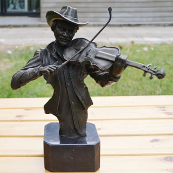 2020 home LIVING ROOM wall TOP Decor ART--24CM TALL music Crazy violin bronze statue sculpture Decoration brass Ornament art
2020 home LIVING ROOM wall TOP Decor ART--24CM TALL music Crazy violin bronze statue sculpture Decoration brass Ornament art