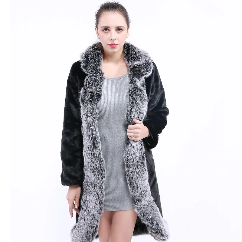 2018 New Winter Women Black Long Fur Coat Parka Female Faux Mink Fur Thick Warm Fur Overcoat Long Sleeve Jacket
2018 New Winter Women Black Long Fur Coat Parka Female Faux Mink Fur Thick Warm Fur Overcoat Long Sleeve Jacket