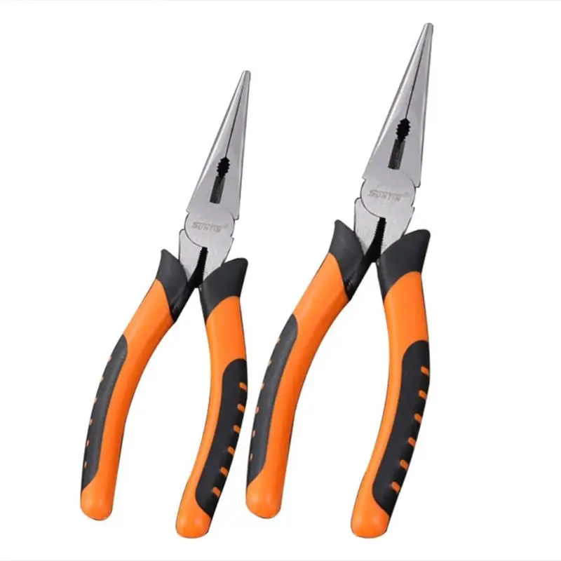 6/8inch Multi-function Electrician Long Nose Pliers Wire Crimping Needle Stripper Scissor Cable Cutter Hand Tools
6/8inch Multi-function Electrician Long Nose Pliers Wire Crimping Needle Stripper Scissor Cable Cutter Hand Tools
