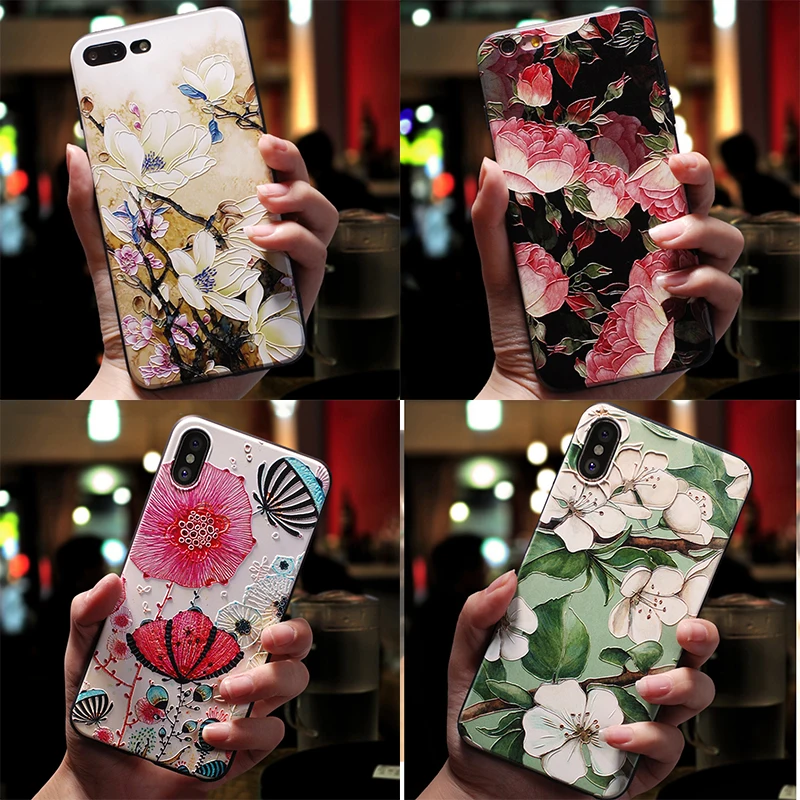 Black Flower 3D Relief Soft Cases For Xiaomi Redmi 7 6 5 S2 Plus 3 3S 4 Pro 4X 5A TPU Cover For Xiaomi Mi 9 8 Lite A1 A2 Case
Black Flower 3D Relief Soft Cases For Xiaomi Redmi 7 6 5 S2 Plus 3 3S 4 Pro 4X 5A TPU Cover For Xiaomi Mi 9 8 Lite A1 A2 Case