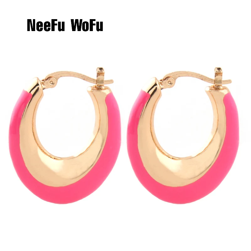 NeeFu WoFu Earring for Woman Ear Ring Zinc alloy Dripping oil Large Brinco Accessories Oorbellen Earrings jewelry
NeeFu WoFu Earring for Woman Ear Ring Zinc alloy Dripping oil Large Brinco Accessories Oorbellen Earrings jewelry