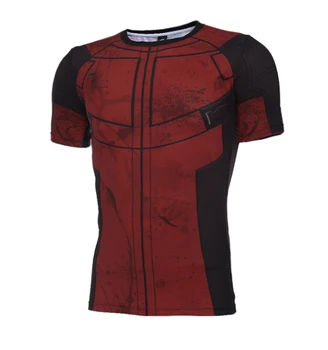 2016 summer Deadpool short-sleeve o-neck t-shirts male cosplay anime clothes t shirts men fitness tights t shirt
2016 summer Deadpool short-sleeve o-neck t-shirts male cosplay anime clothes t shirts men fitness tights t shirt