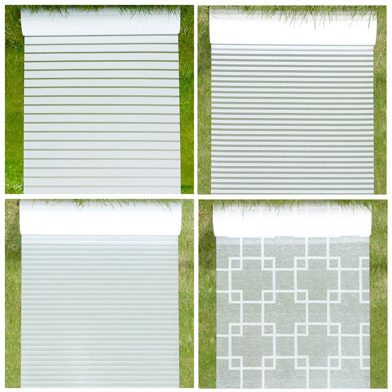 Wide 60cm*Long 200cm Frosted Self Adhesive Window Film Privacy Glass Stickers White Stripe Blinds Bedroom Living Room
Wide 60cm*Long 200cm Frosted Self Adhesive Window Film Privacy Glass Stickers White Stripe Blinds Bedroom Living Room