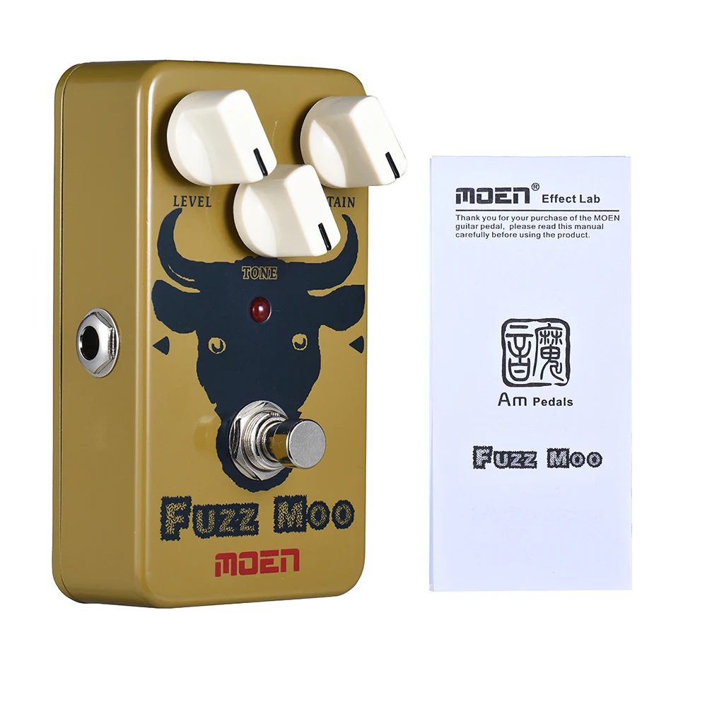 MOEN AM-FZ Fuzz Moo Fuzz Guitar Effect Pedal True Bypass Full Metal Shell With TONE knob
MOEN AM-FZ Fuzz Moo Fuzz Guitar Effect Pedal True Bypass Full Metal Shell With TONE knob