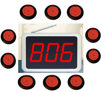Wireless calling system,restaurant calling system,hotel/hospital call bell,3 digits display receiver+10pcs ultrathin call button
Wireless calling system,restaurant calling system,hotel/hospital call bell,3 digits display receiver+10pcs ultrathin call button