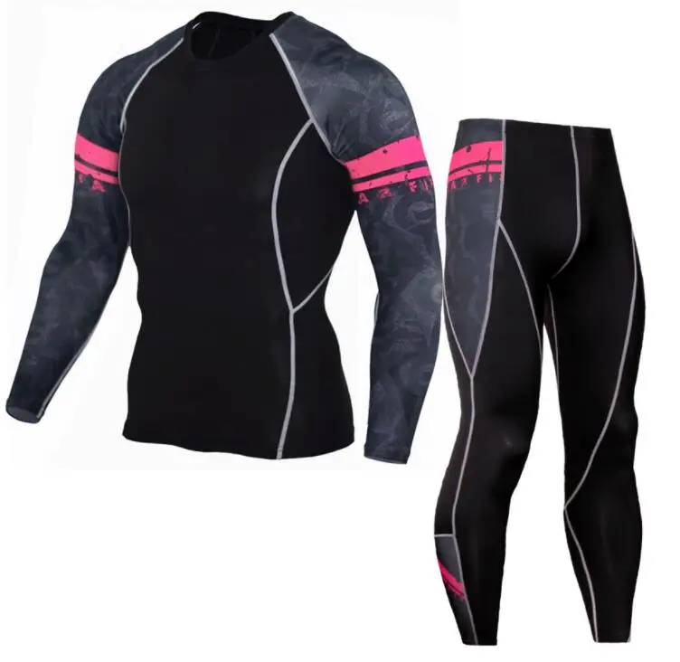 Men Compression Running Set Men Gym Fitness Sportswear Tights Jogging Suits Quick Dry Long Sleeve Shirt And Pants Two Piece Set
Men Compression Running Set Men Gym Fitness Sportswear Tights Jogging Suits Quick Dry Long Sleeve Shirt And Pants Two Piece Set