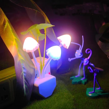 Professional Mushroom Led Color Change Light Sensor Energy Saving Red Rose Flower Decor Night Lamp Home Illumination US/EU Plug
Professional Mushroom Led Color Change Light Sensor Energy Saving Red Rose Flower Decor Night Lamp Home Illumination US/EU Plug