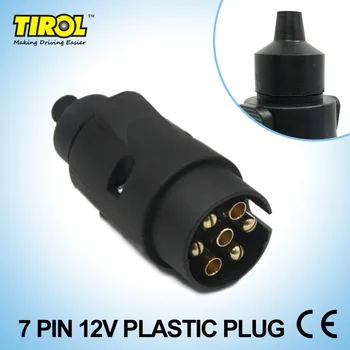 Tirol 7-Pin Trailer Plug Black Plastic 7-Pole Wiring Connector 12V Towing Plug N Type Trailer End T13431c 5pcs/lot FreeShipping
Tirol 7-Pin Trailer Plug Black Plastic 7-Pole Wiring Connector 12V Towing Plug N Type Trailer End T13431c 5pcs/lot FreeShipping