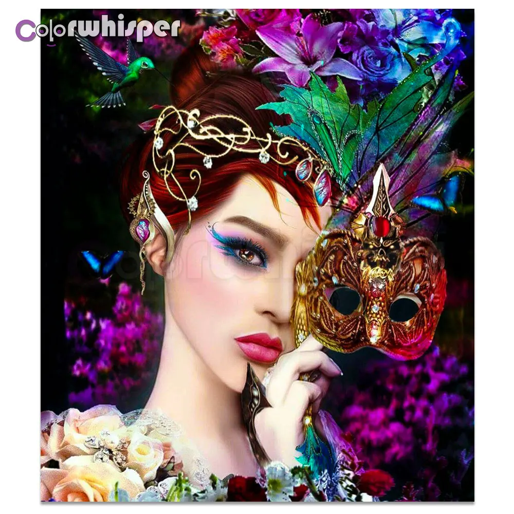 Daimond Painting 5D Full Square/ Round "Mask Beauty Flower" Diamond Painting Rhinestone Crystal Cross Stitch Mosaic Art 856DP
Daimond Painting 5D Full Square/ Round "Mask Beauty Flower" Diamond Painting Rhinestone Crystal Cross Stitch Mosaic Art 856DP