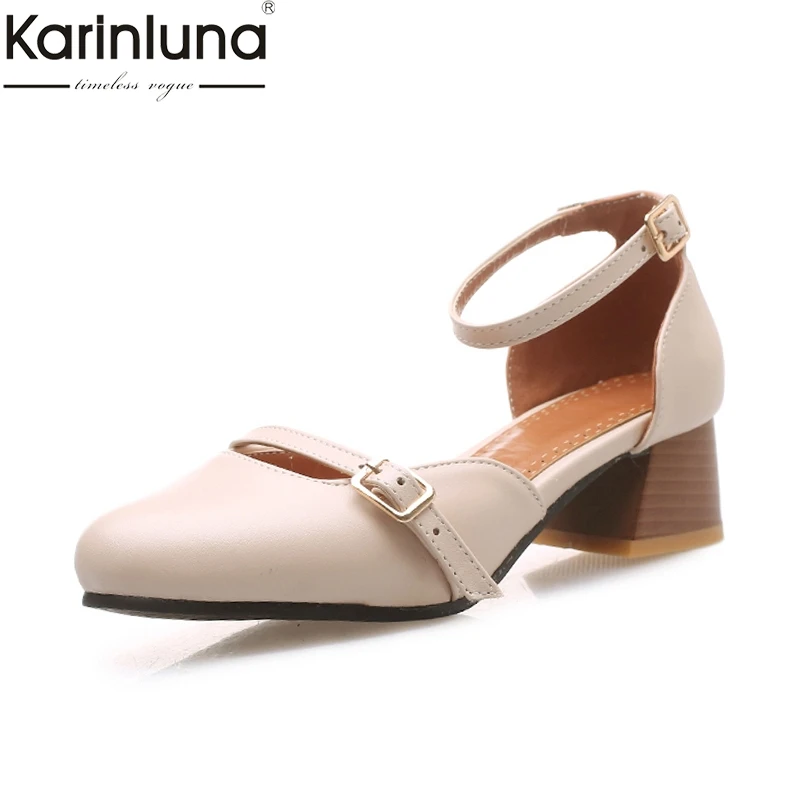 Karinluna 2019 Brand New Ins Style women's Pumps chunky heels Plus Size 43 Elegant Office Lady women's Shoes
Karinluna 2019 Brand New Ins Style women's Pumps chunky heels Plus Size 43 Elegant Office Lady women's Shoes