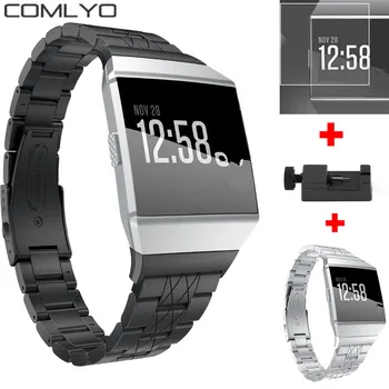 3 In1 COMLYO Wrist Bands For Fitbit Ionic Strap Stainless Steel Metal Wristband with Protective film for Fitbit Ionic Watch Band
3 In1 COMLYO Wrist Bands For Fitbit Ionic Strap Stainless Steel Metal Wristband with Protective film for Fitbit Ionic Watch Band