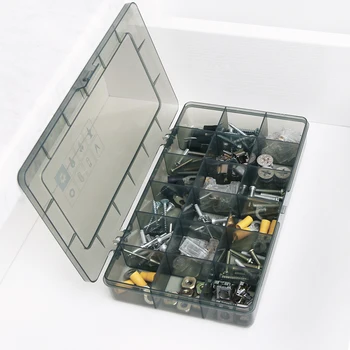 1PC New 18 Slots Cells Portable Jewelry Tool Box Container Electronic Parts Screw Beads toy book clothes Component Storage Box
1PC New 18 Slots Cells Portable Jewelry Tool Box Container Electronic Parts Screw Beads toy book clothes Component Storage Box