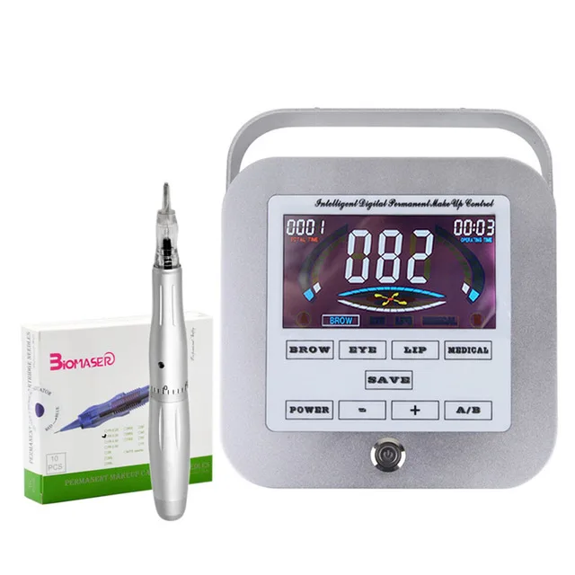 BIOMASER Permanent Makeup Rotary Machine Eyebrow Tattoo Kits Professional Pen Eyebrow Eyeliner Lip Tattoo Set
BIOMASER Permanent Makeup Rotary Machine Eyebrow Tattoo Kits Professional Pen Eyebrow Eyeliner Lip Tattoo Set