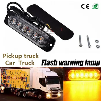 Car Styling 6 LED Voiture Mini D'urgence Lumiere Bar 18 Mode clignotant 12 V/24 V led lumiere Stroboscopique pour Universel Vehi
Car Styling 6 LED Voiture Mini D'urgence Lumiere Bar 18 Mode clignotant 12 V/24 V led lumiere Stroboscopique pour Universel Vehi