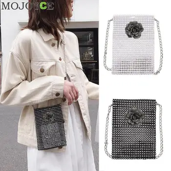 Luxury Women Clutch Bag Crystal Evening Bags small Chain Shoulder Bag Flower Rhinestone Wedding Purse Female Small Day Clutches
Luxury Women Clutch Bag Crystal Evening Bags small Chain Shoulder Bag Flower Rhinestone Wedding Purse Female Small Day Clutches