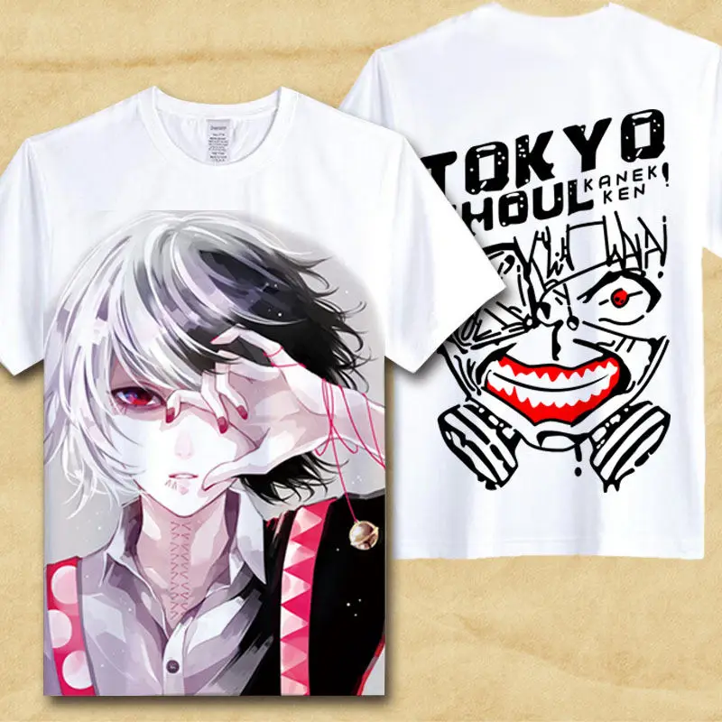 Kaneki Ken T Shirt tokyo ghoul T-shirt Cool Men Women Short-sleeve shirt beauty digital print hot anime clothing cool cartoon
Kaneki Ken T Shirt tokyo ghoul T-shirt Cool Men Women Short-sleeve shirt beauty digital print hot anime clothing cool cartoon