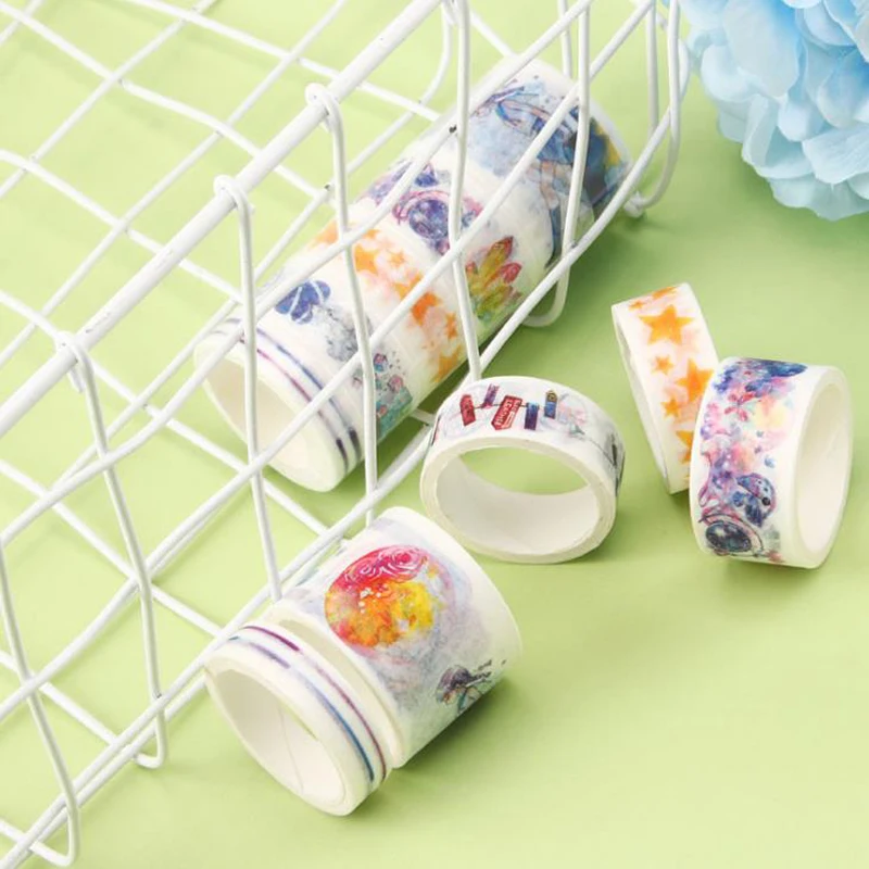 1 Pack Cute Vintage Style Seasons Plants Sakura Starry Sky Washi Tapes DIY Scrapbooking Sticker Label Stationery Masking Tape
1 Pack Cute Vintage Style Seasons Plants Sakura Starry Sky Washi Tapes DIY Scrapbooking Sticker Label Stationery Masking Tape