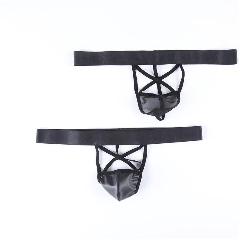 2019 New Men's sexy leather thongs g strings underwear hot Gay transparent underwear bikini jockstrap
2019 New Men's sexy leather thongs g strings underwear hot Gay transparent underwear bikini jockstrap
