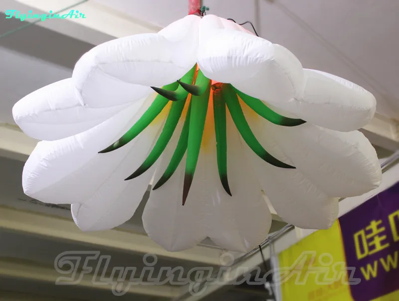 2m/3m Light Inflatable Pink Flower White Artificial Flower with Colorful Light
2m/3m Light Inflatable Pink Flower White Artificial Flower with Colorful Light