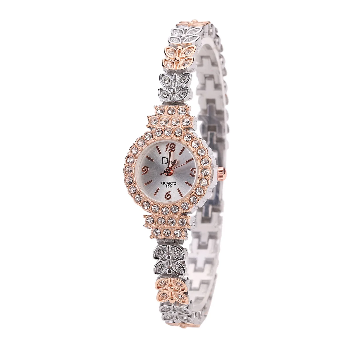 Wish Hot Selling Women's Alloy Set Full of Crystals Leaves Women's Bracelet Watch Original Factory Direct Selling a Generation o
Wish Hot Selling Women's Alloy Set Full of Crystals Leaves Women's Bracelet Watch Original Factory Direct Selling a Generation o