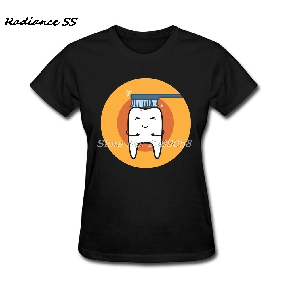 Lowest Price New Design Tooth Brushing Womens T-shirt Comfortable Short Sleeve O Neck Organic Cotton T-shirt For Women
Lowest Price New Design Tooth Brushing Womens T-shirt Comfortable Short Sleeve O Neck Organic Cotton T-shirt For Women