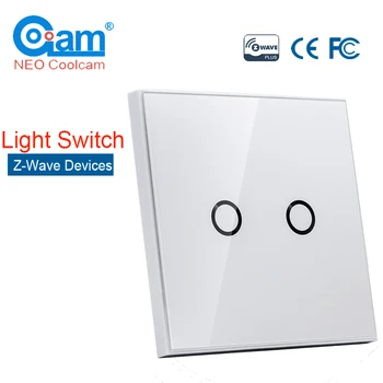 NEO COOLCAM NAS-SC01Z Z-wave Plus Wall Light Switch 2CH Gang Home Automation Z Wave Wireless Smart Remote Control Light Switch
NEO COOLCAM NAS-SC01Z Z-wave Plus Wall Light Switch 2CH Gang Home Automation Z Wave Wireless Smart Remote Control Light Switch