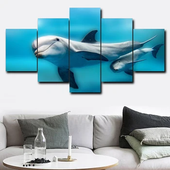 Wall Art Dolphin Canvas Painting 5 Pieces Nordic Posters And Prints Cute Animals Pictures For Kid Room Bedroom Home Decoration
Wall Art Dolphin Canvas Painting 5 Pieces Nordic Posters And Prints Cute Animals Pictures For Kid Room Bedroom Home Decoration