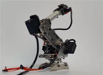 Industrial Robot R768 Mechanical Arm 100% Alloy Manipulator 6-Axis Robot arm Rack with 6 Servos
Industrial Robot R768 Mechanical Arm 100% Alloy Manipulator 6-Axis Robot arm Rack with 6 Servos