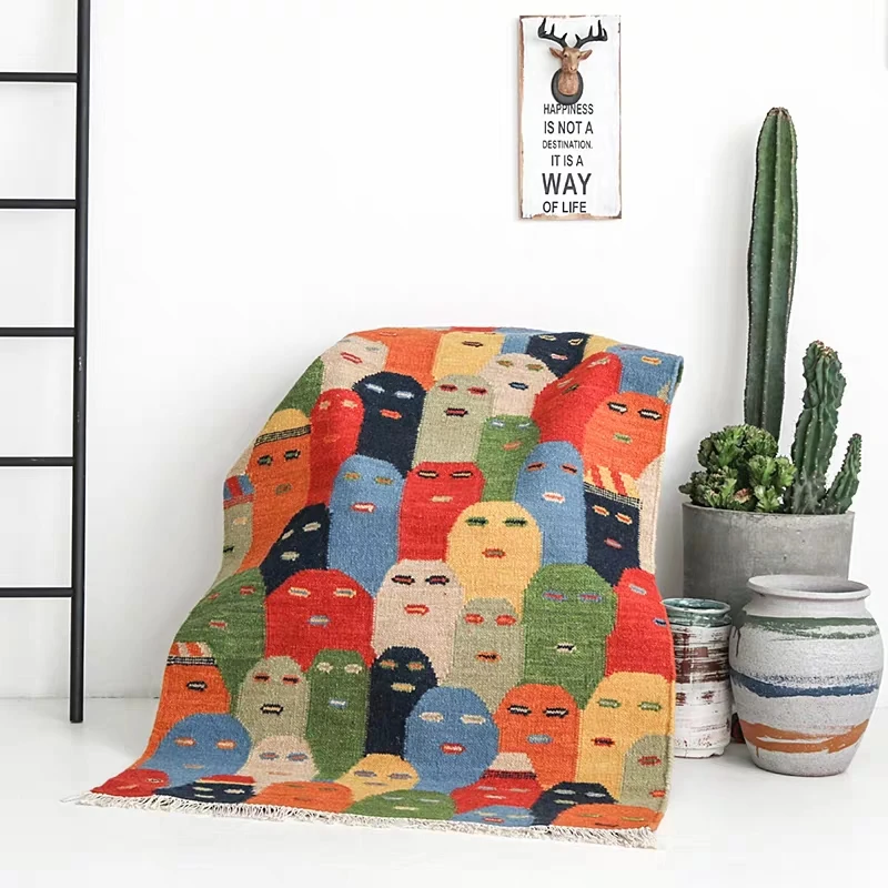 Happy Elves handmade wool living room rug ,big size Bohemia style children room decoration carpet , playing floor mat
Happy Elves handmade wool living room rug ,big size Bohemia style children room decoration carpet , playing floor mat