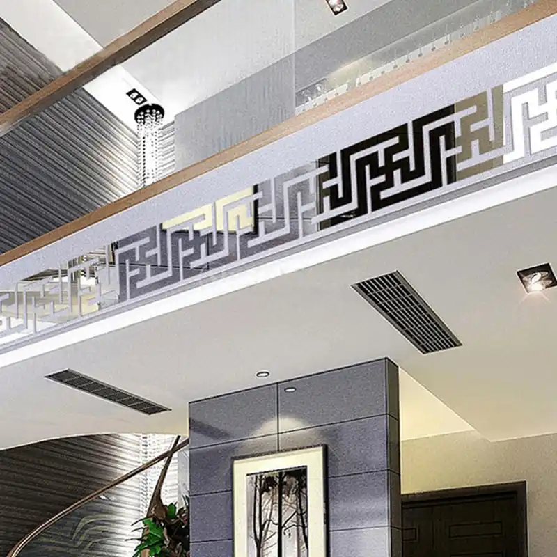 10 10cm Waist Baseboard Suspended Ceiling Mirror Wall
