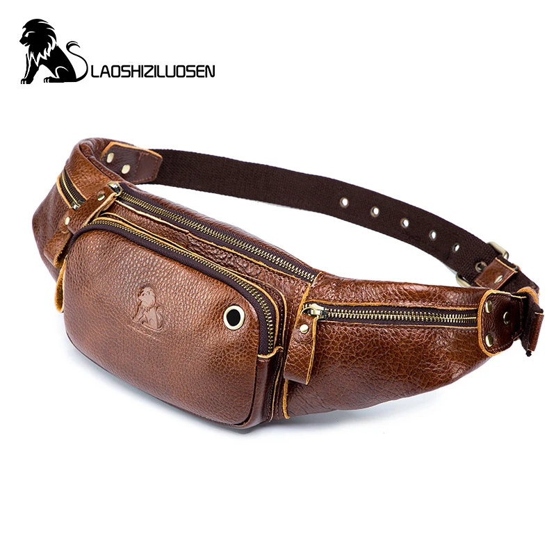 Men's Fanny Waist Pack Casual Chest Bag Phone Purse Cowhide Leather Hook Bum Bag Pouch Waist BeltBag Travel Case LAOSHIZI LUOSEN
Men's Fanny Waist Pack Casual Chest Bag Phone Purse Cowhide Leather Hook Bum Bag Pouch Waist BeltBag Travel Case LAOSHIZI LUOSEN