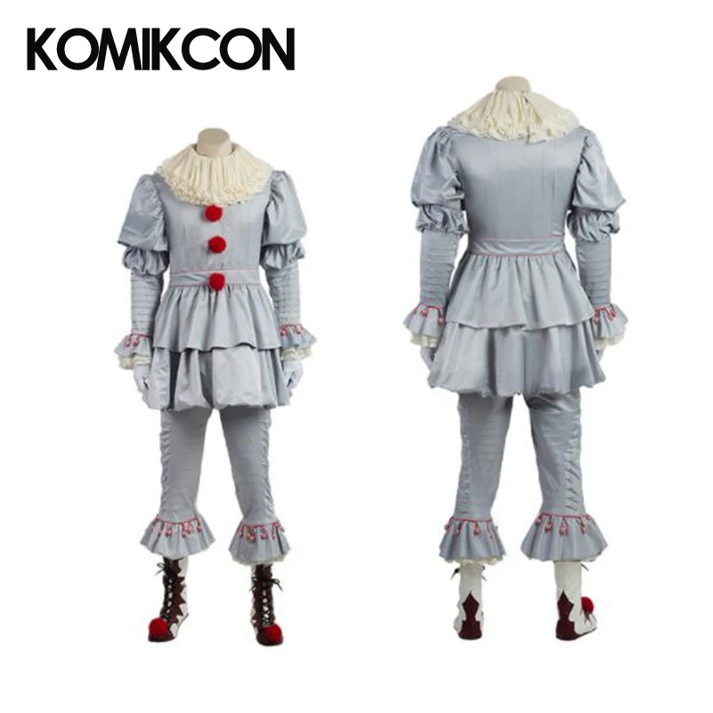 Stephen King's It Pennywise Cosplay Costume Horrible Adult Clown Costume Suit Custom Halloween Terror Costume Christmas Costume
Stephen King's It Pennywise Cosplay Costume Horrible Adult Clown Costume Suit Custom Halloween Terror Costume Christmas Costume
