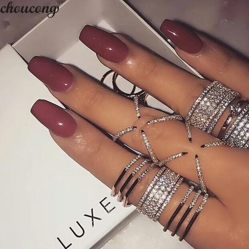 choucong Five dazzling layers of sparkling CZ stones Ring 925 Sterling Silver Wedding Band Rings for women Bridal Party Jewelry
choucong Five dazzling layers of sparkling CZ stones Ring 925 Sterling Silver Wedding Band Rings for women Bridal Party Jewelry