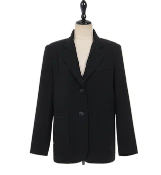 Black Women Blazers And Jackets 2020 New Spring Autumn Fashion Double Button Blazer Femenino Ladies Blazer Female
Black Women Blazers And Jackets 2020 New Spring Autumn Fashion Double Button Blazer Femenino Ladies Blazer Female