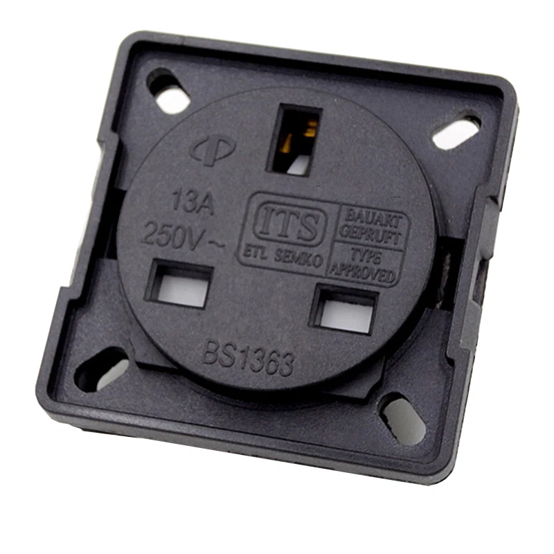 60x60MM UK Waterproof Power Connector Socket 13A 250V British Industry Safety Outlet
60x60MM UK Waterproof Power Connector Socket 13A 250V British Industry Safety Outlet