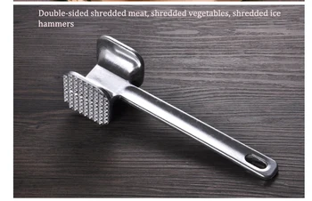 Meat Hammer double head stainless steel hammer meat beef tender Kitchen gadgets meat chopper vegetable crusher
Meat Hammer double head stainless steel hammer meat beef tender Kitchen gadgets meat chopper vegetable crusher