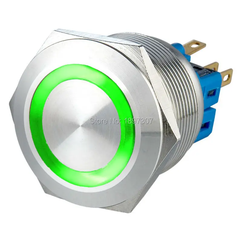 10 Pieces 25mm Green 12V 24V Momentary(resettable), latching (self locking)1no1nc metal car anti vandal switch with ring LED
10 Pieces 25mm Green 12V 24V Momentary(resettable), latching (self locking)1no1nc metal car anti vandal switch with ring LED